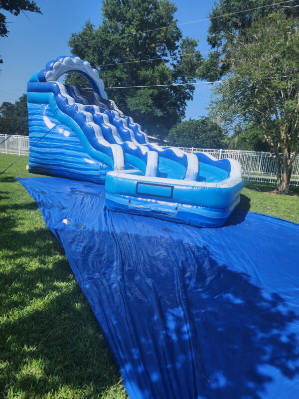 Blue Wave Dual Lane Curved Slide - Image 5